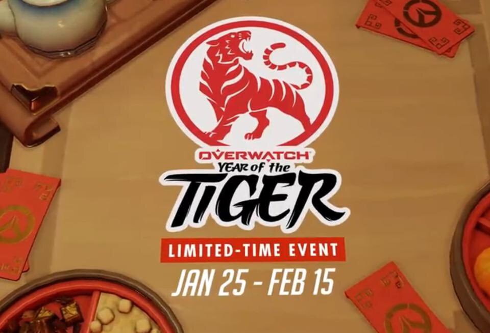 Overwatch startet mit dem Jahr des Tigers Event Titel