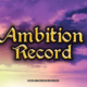 Ambition Record kommt auf mehreren PlattformenTitel