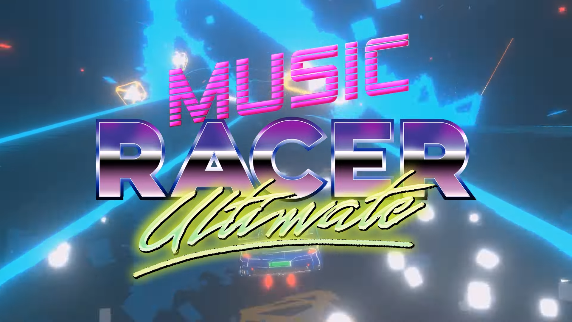 Fahre in Music Racer: Ultimate zum Beat der Musik Titel