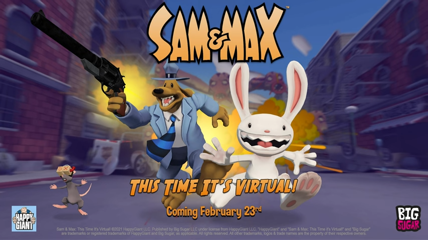 Sam & Max: This Time It's Virtual! erscheint am 23. Februar Titel