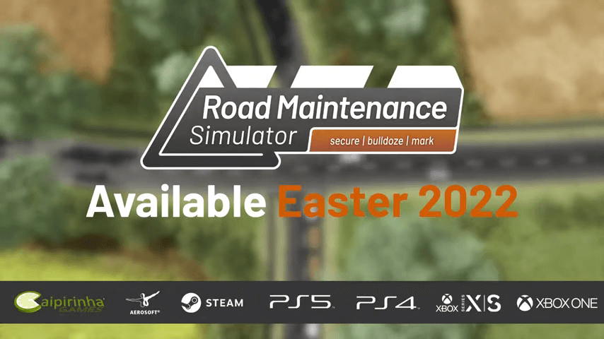 In Road Maintenance Simulator repariert ihr Straßen Titel
