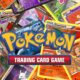 Spieler spielt Pokémon Meisterschaft mit Jumbo-Karten Titel