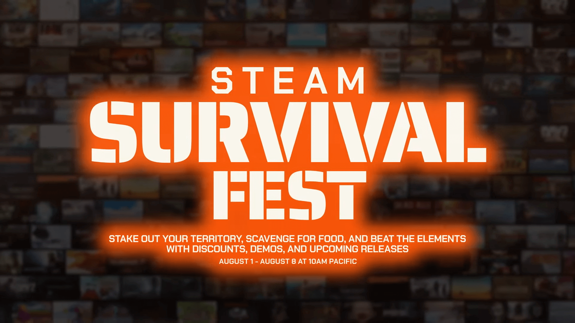 Das Steam Survival Fest beginnt heute Titel