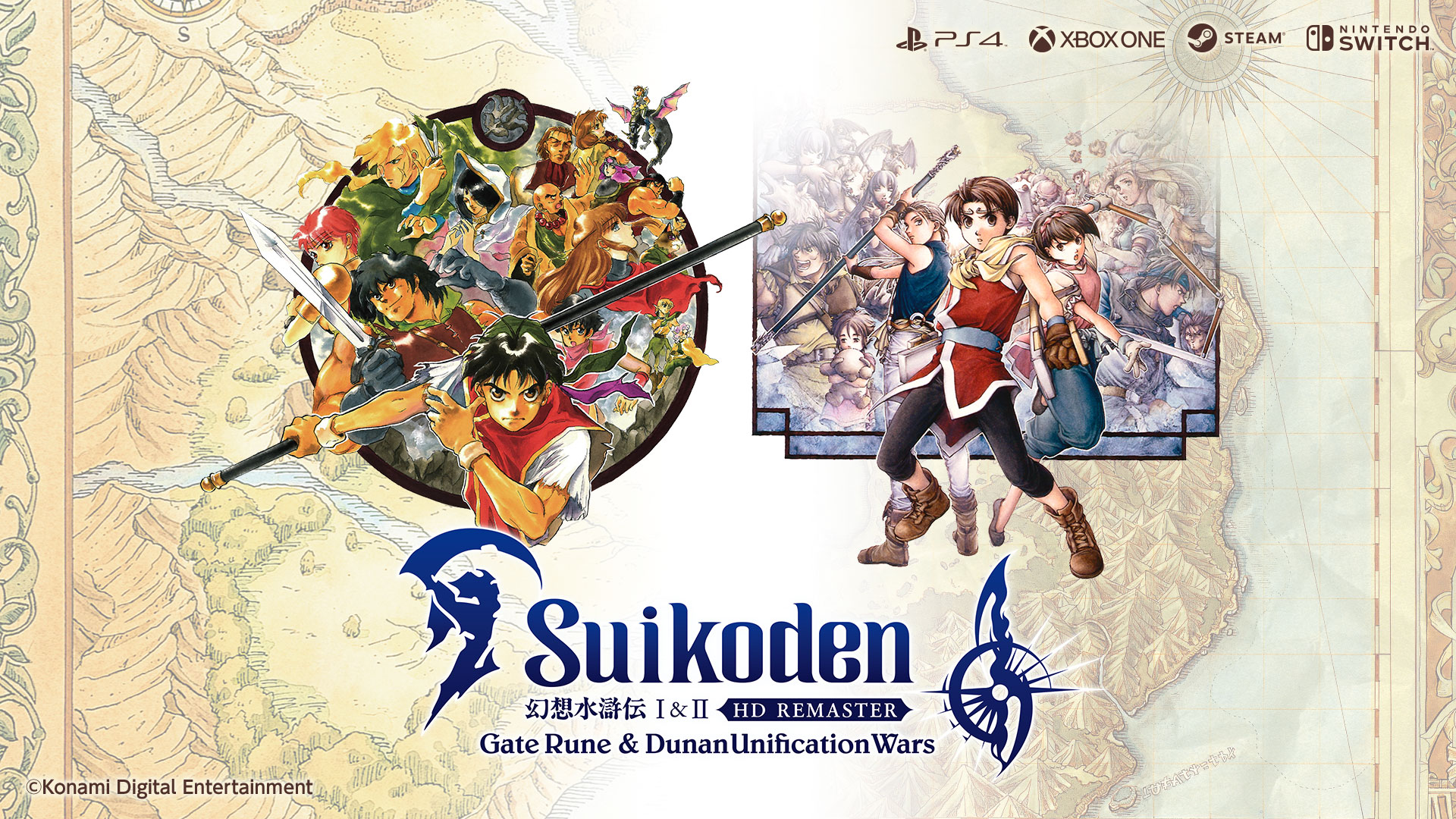Remaster der Suikoden-Spiele angekündigt Titel