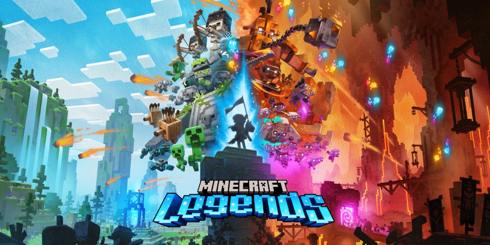 Erstelle eine Armee in Minecraft Legends Titel