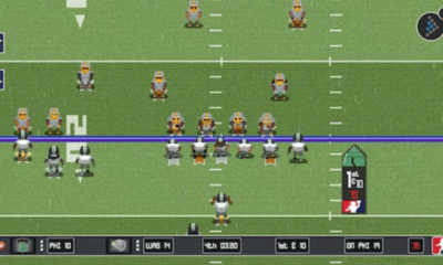 American-Football-Simulation Legend Bowl im Retro-Arcade-Stil Titel