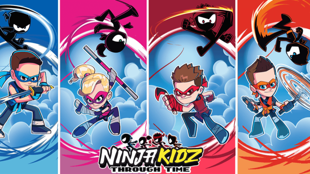 Ninja Kidz Through Time ist jetzt erhältlich Titel