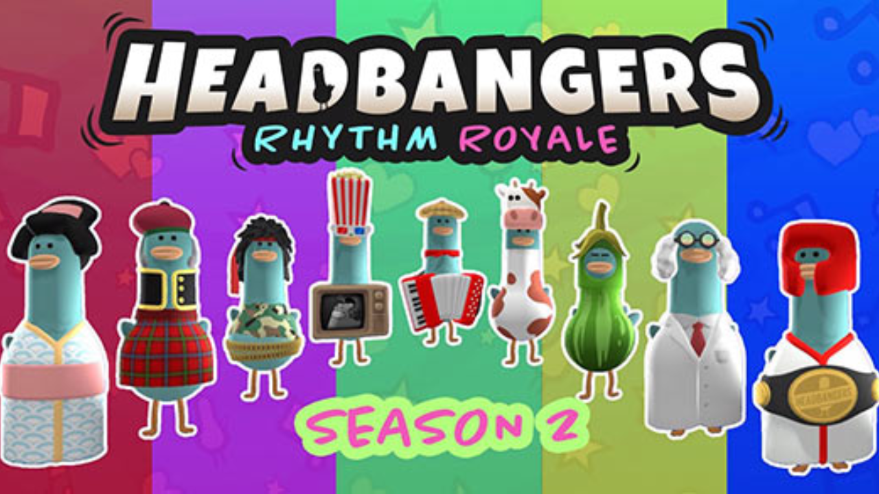 Headbangers Rhythm Royale Season 2 gestartet Titel